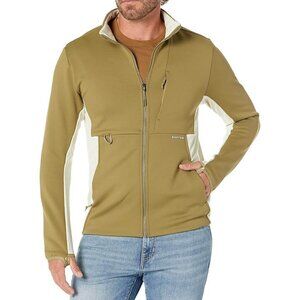 Burton Men's Multipath Full-Zip Fleece, Martini Olive/Silver Green, Medium
